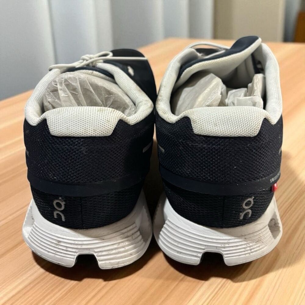 On CLOUD 5 Men's Running Shoes Midnight White Mens 10 - Picture 4 of 6